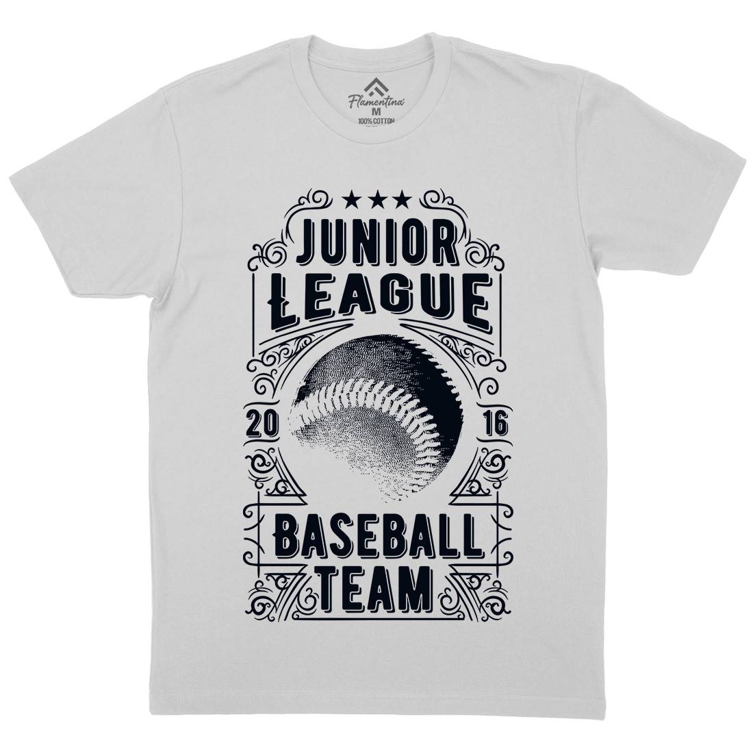 Baseball Team Mens Crew Neck T-Shirt Sport C907