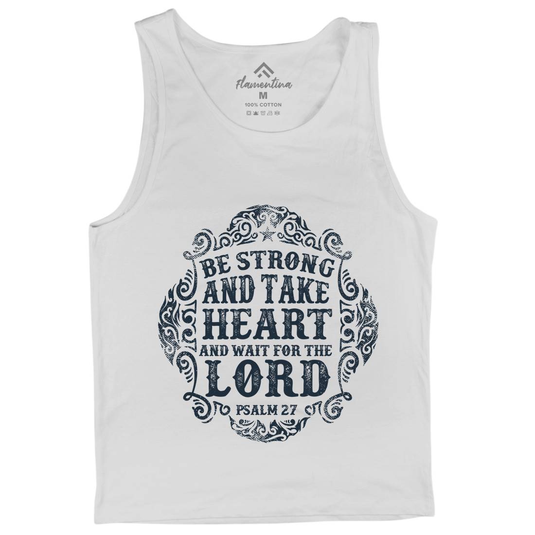 Be Strong And Wait The Lord Mens Tank Top Vest Religion C909