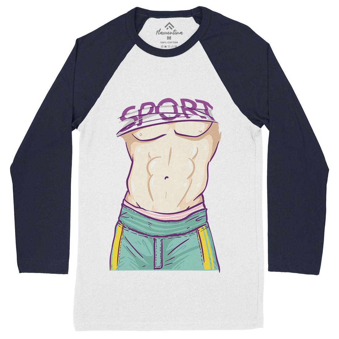 Body Of A God Mens Long Sleeve Baseball T-Shirt Gym C911