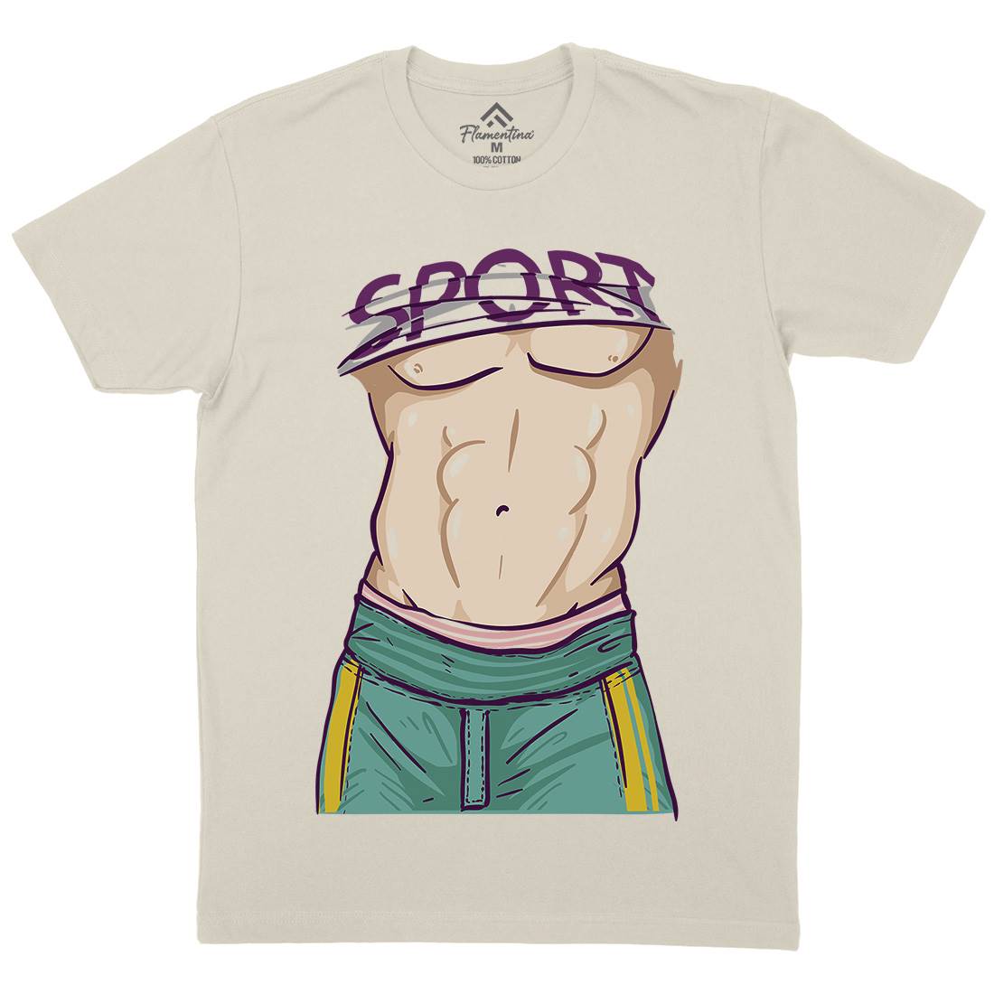 Body Of A God Mens Organic Crew Neck T-Shirt Gym C911