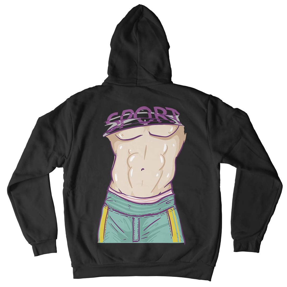 Body Of A God Mens Hoodie With Pocket Gym C911