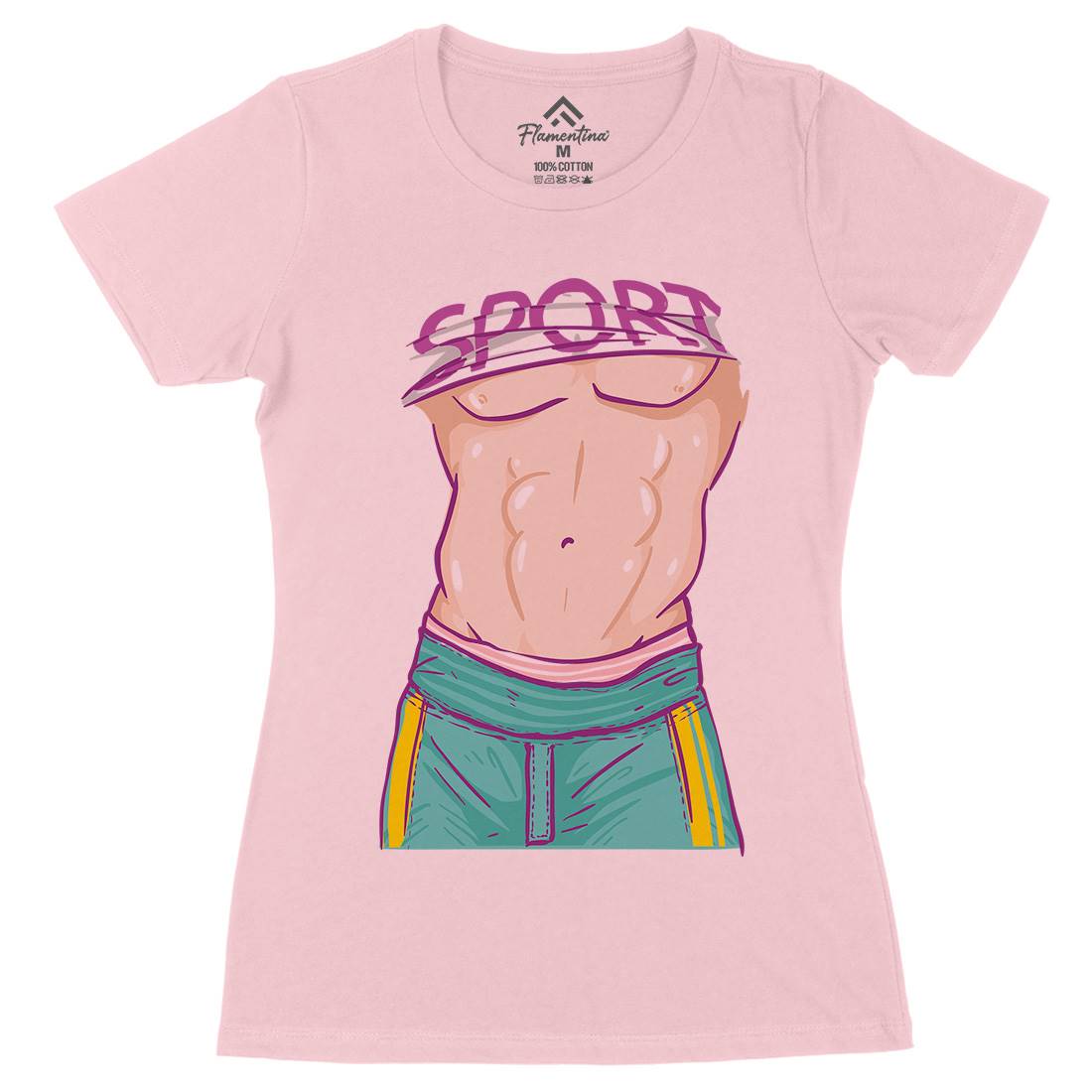 Body Of A God Womens Organic Crew Neck T-Shirt Gym C911