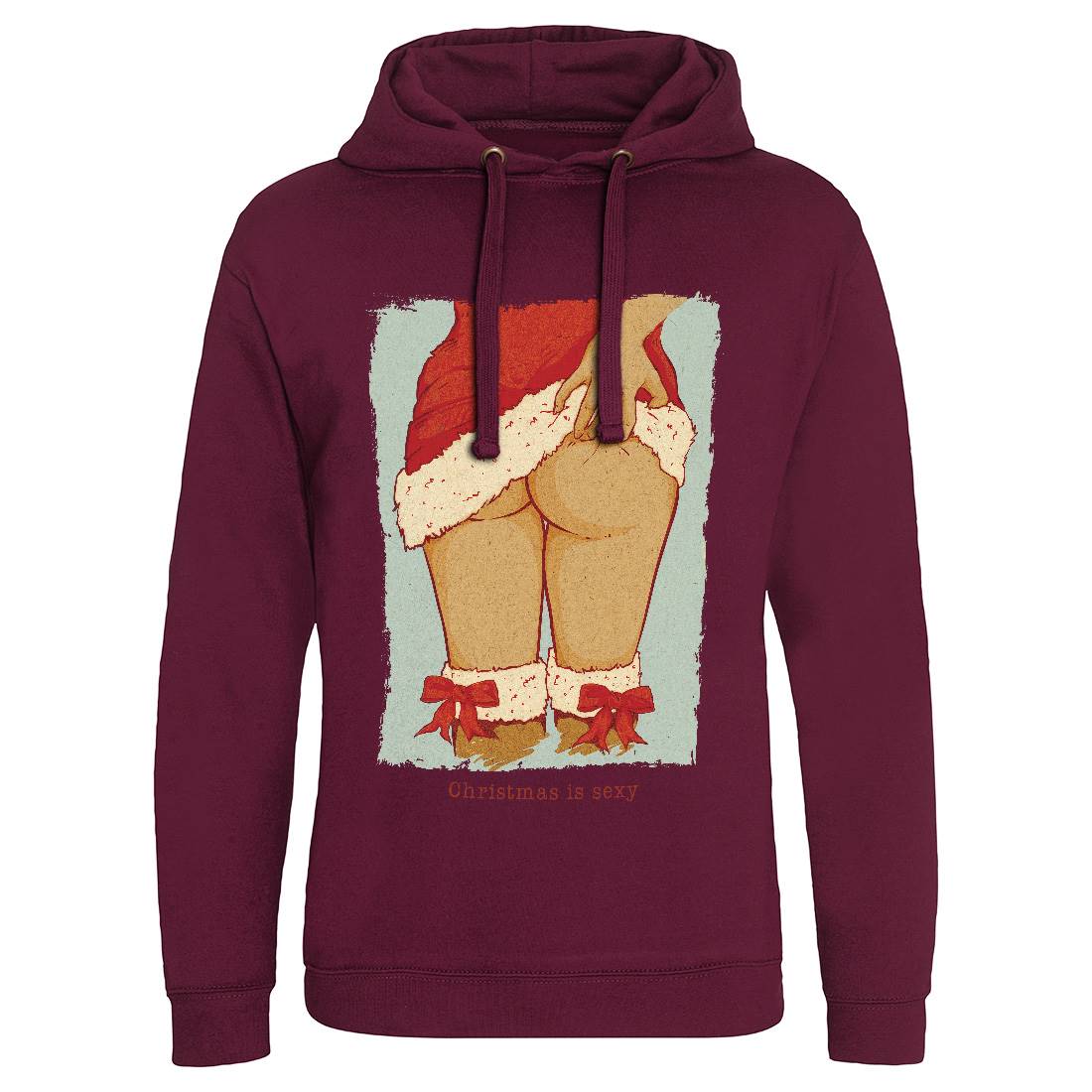 Sexy Mens Hoodie Without Pocket Christmas C916
