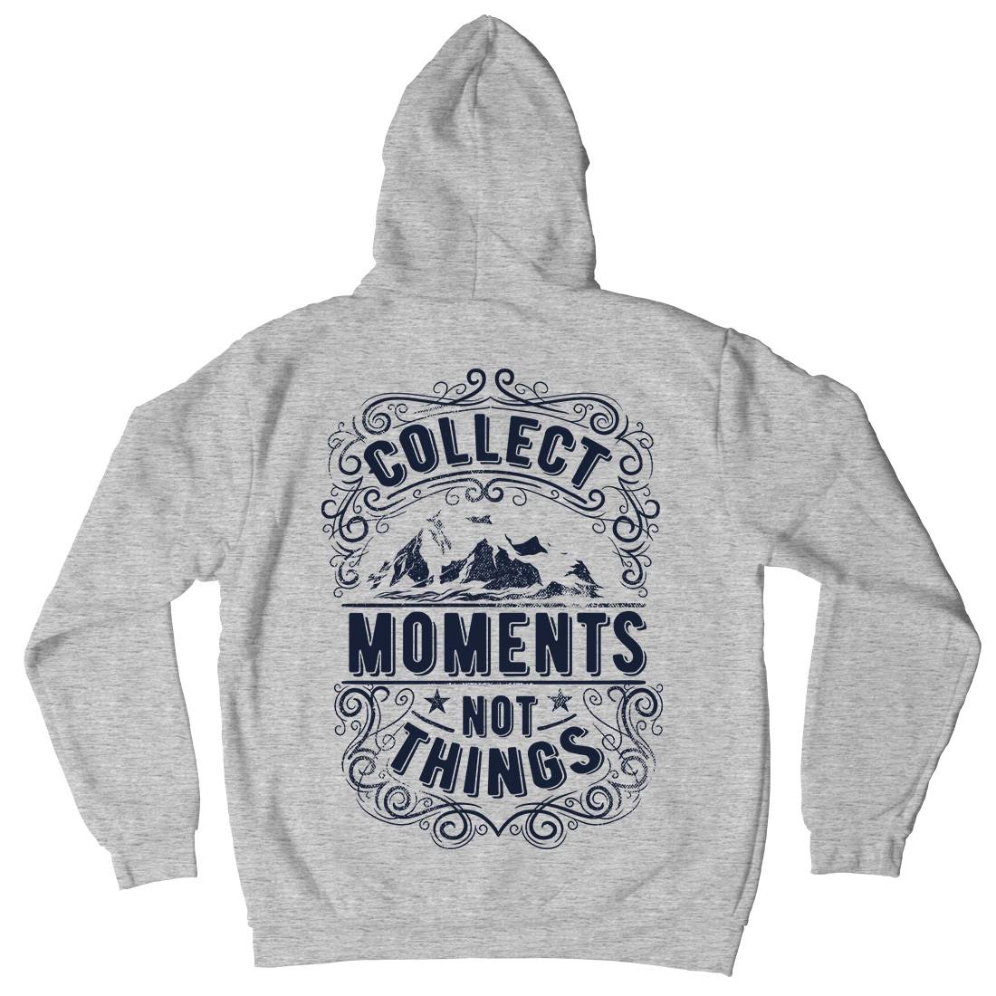 Collect Moments Not Things Kids Crew Neck Hoodie Quotes C918