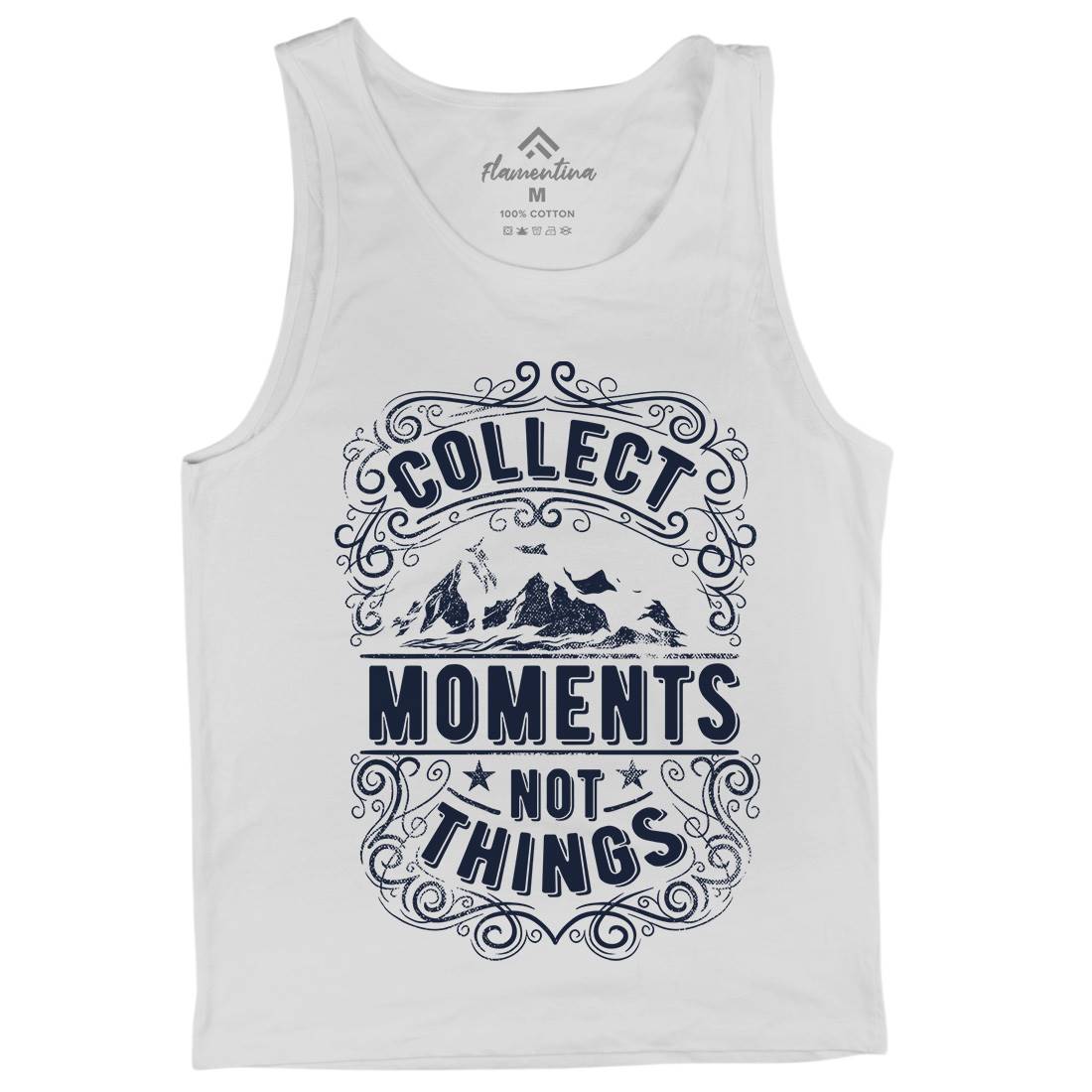 Collect Moments Not Things Mens Tank Top Vest Quotes C918