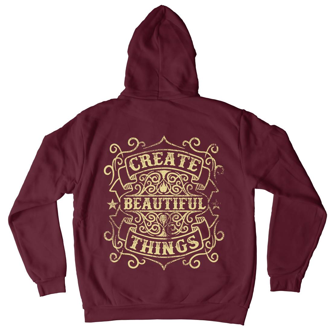 Create Beautiful Things Mens Hoodie With Pocket Quotes C919