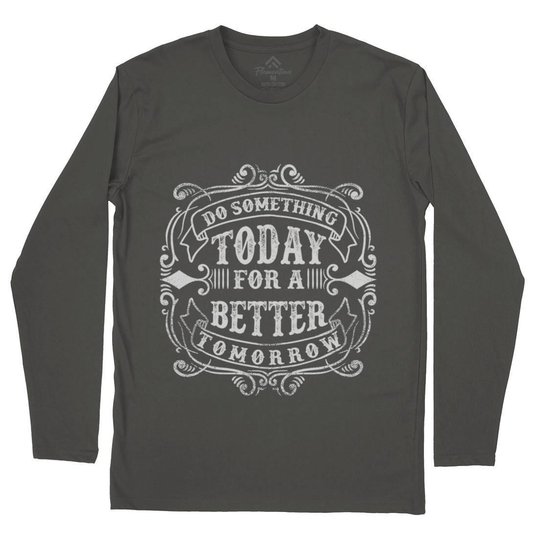 Do Something Today Mens Long Sleeve T-Shirt Quotes C923