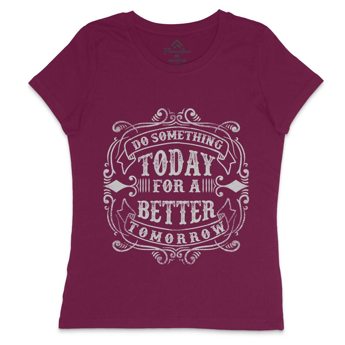 Do Something Today Womens Crew Neck T-Shirt Quotes C923
