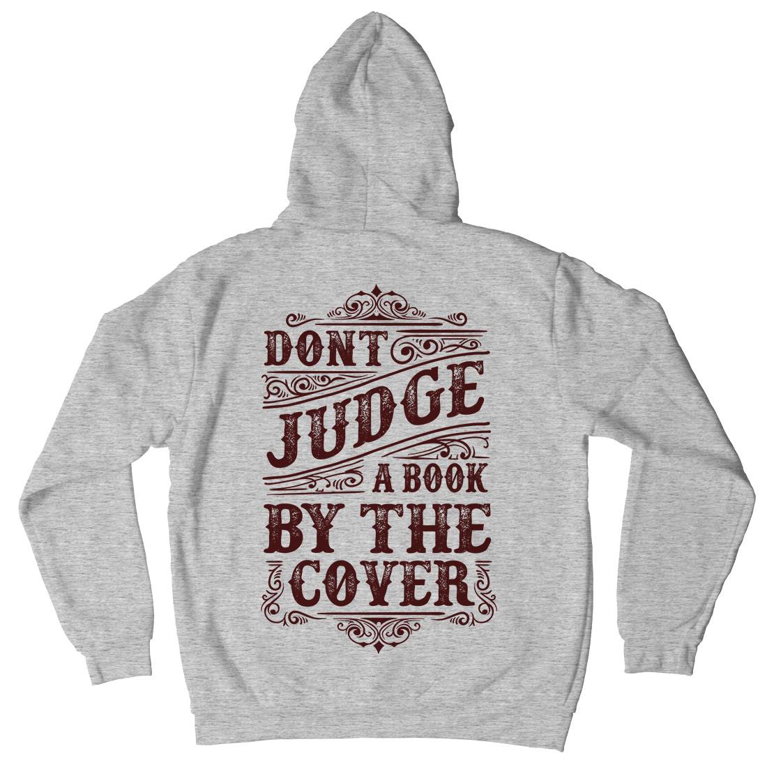 Don&#39;t Judge Book By The Cover Kids Crew Neck Hoodie Quotes C925