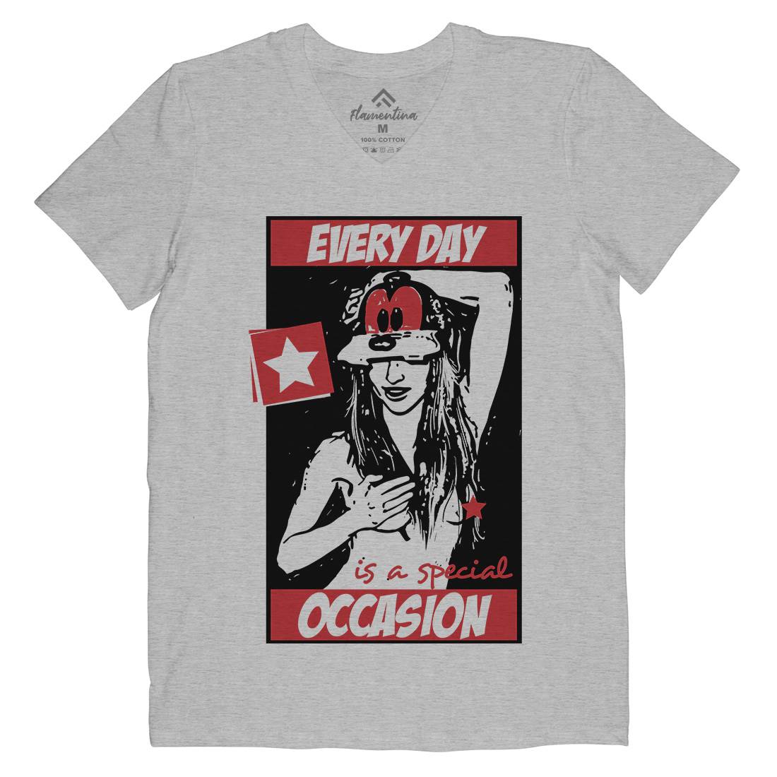 Every Day Is A Special Occasion Mens Organic V-Neck T-Shirt Quotes C927