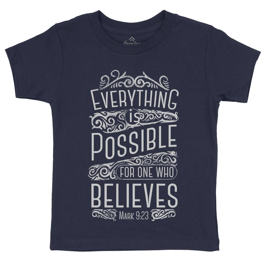 Everything Is Possible Kids Crew Neck T-Shirt Religion C928