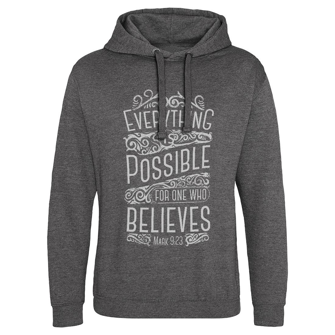 Everything Is Possible Mens Hoodie Without Pocket Religion C928