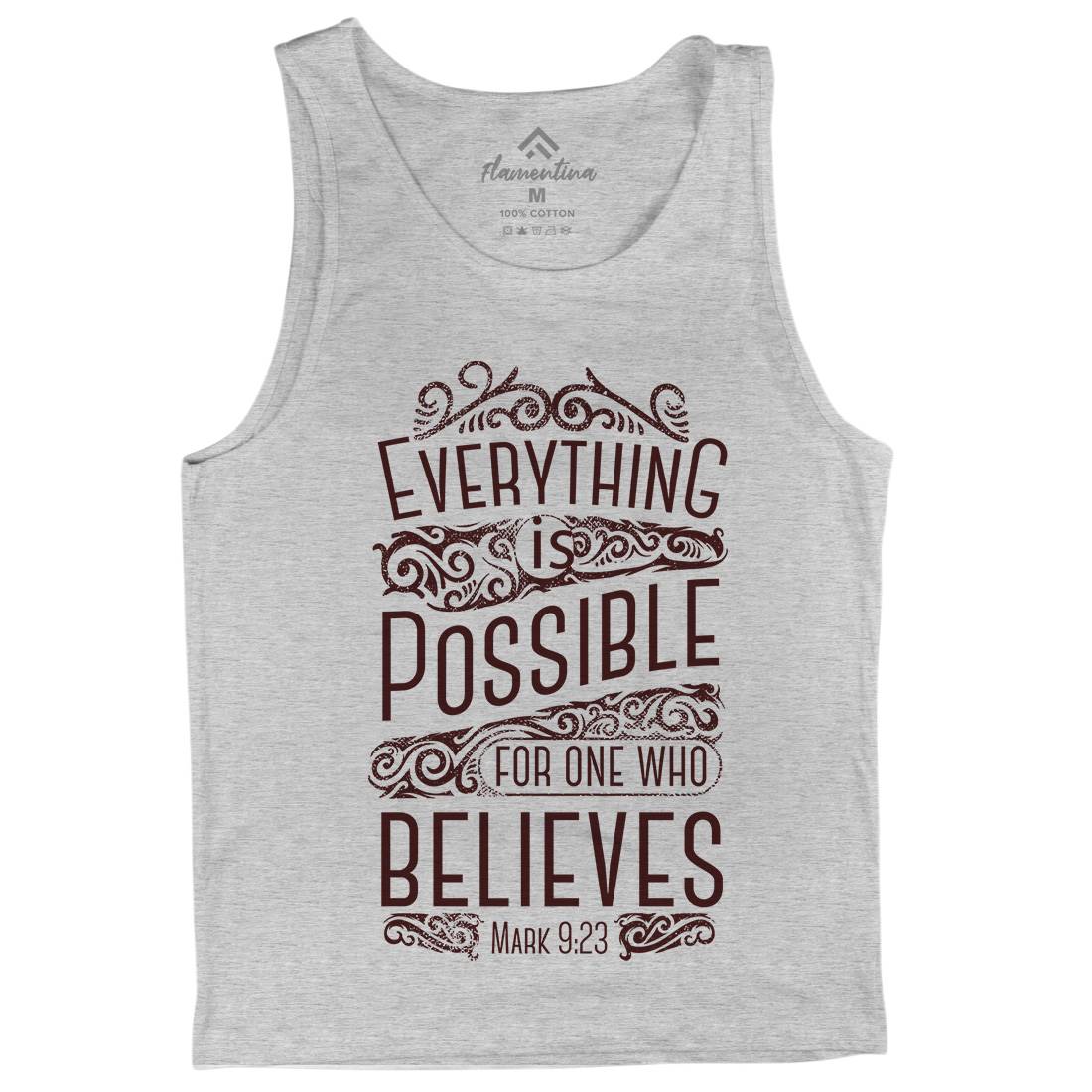 Everything Is Possible Mens Tank Top Vest Religion C928