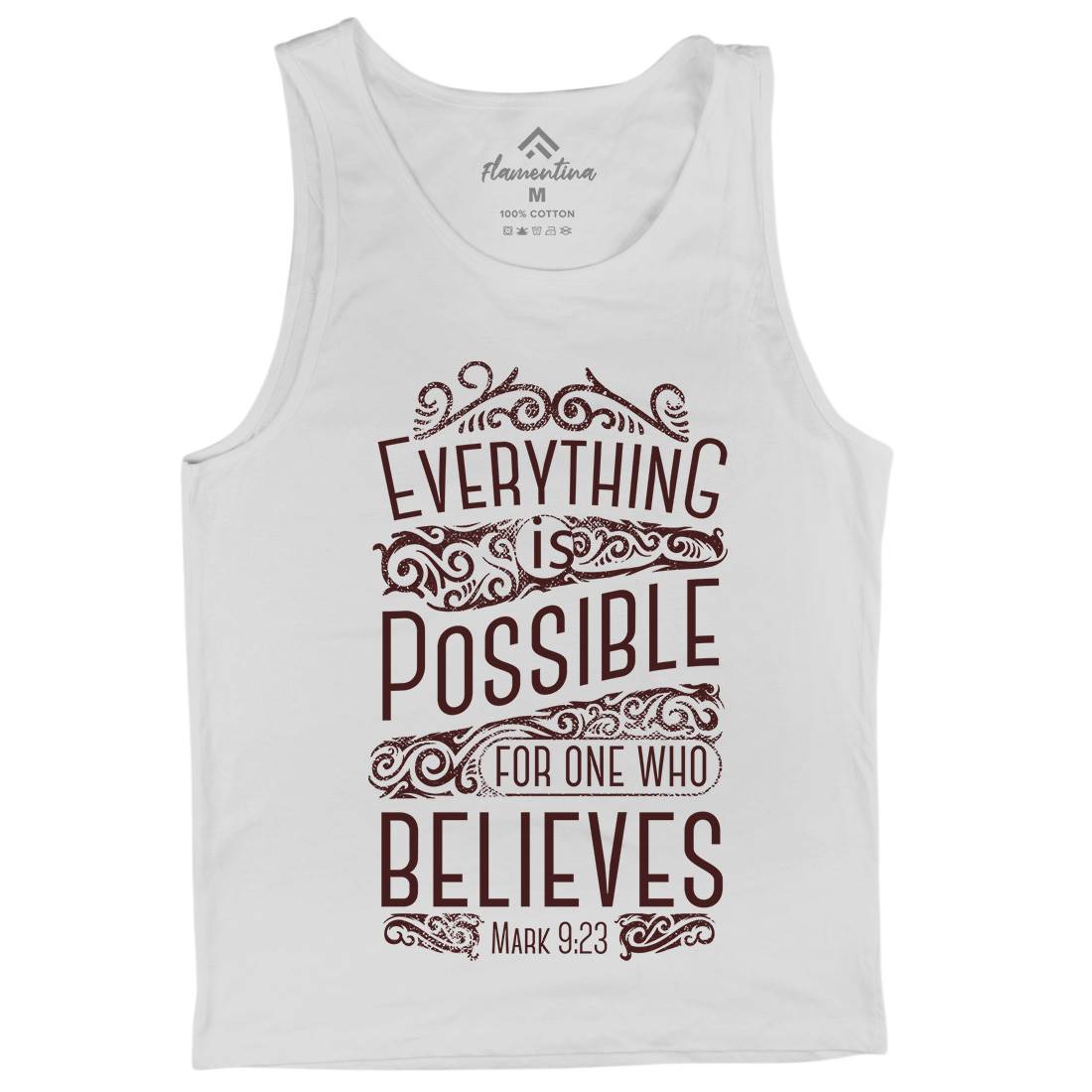 Everything Is Possible Mens Tank Top Vest Religion C928