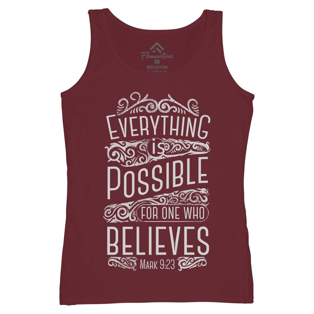 Everything Is Possible Womens Organic Tank Top Vest Religion C928