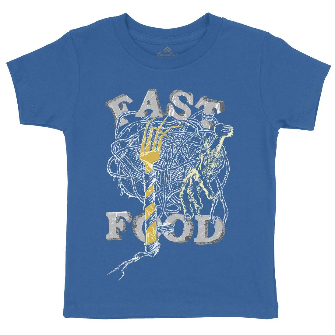 Fast Kids Organic Crew Neck T-Shirt Food C931