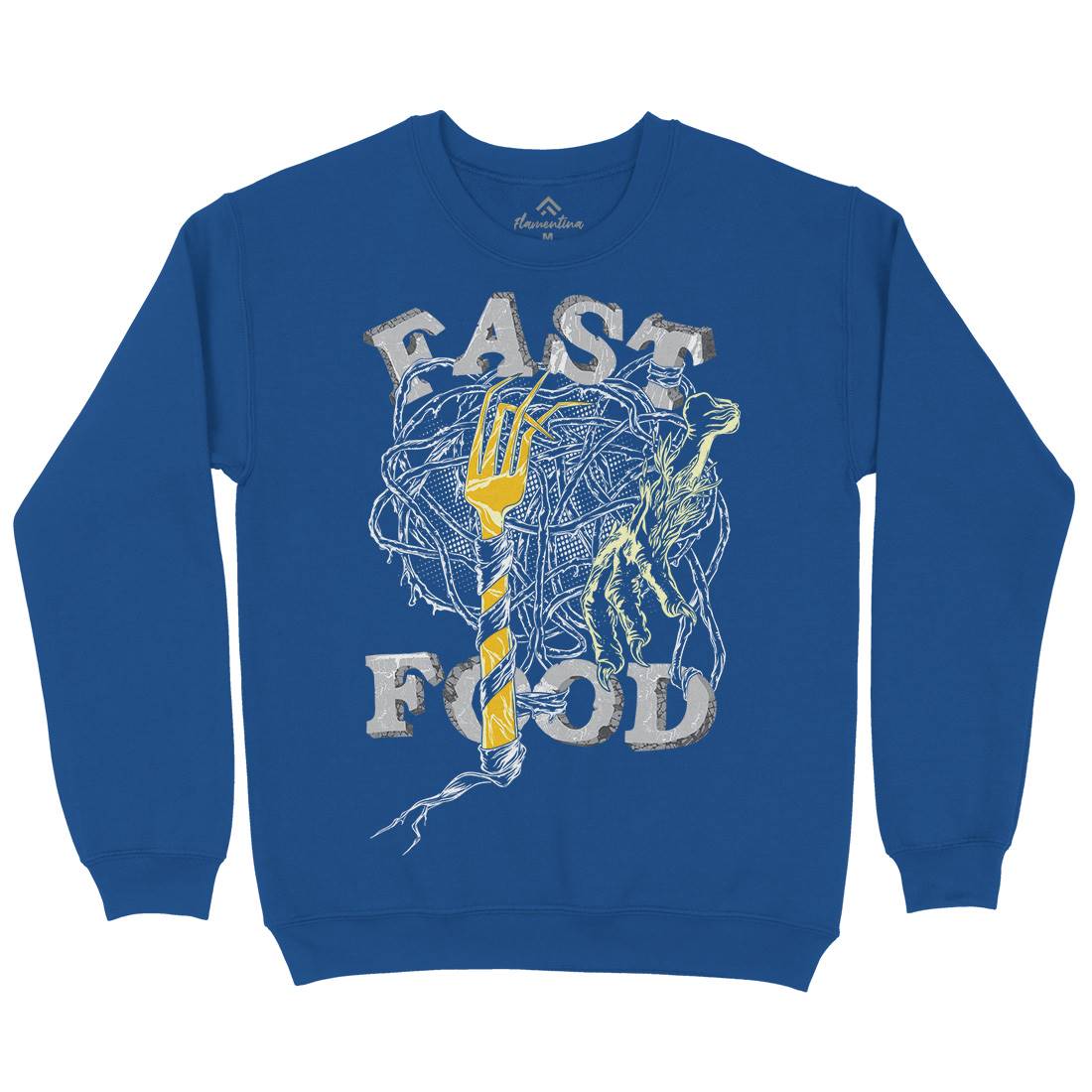 Fast Mens Crew Neck Sweatshirt Food C931