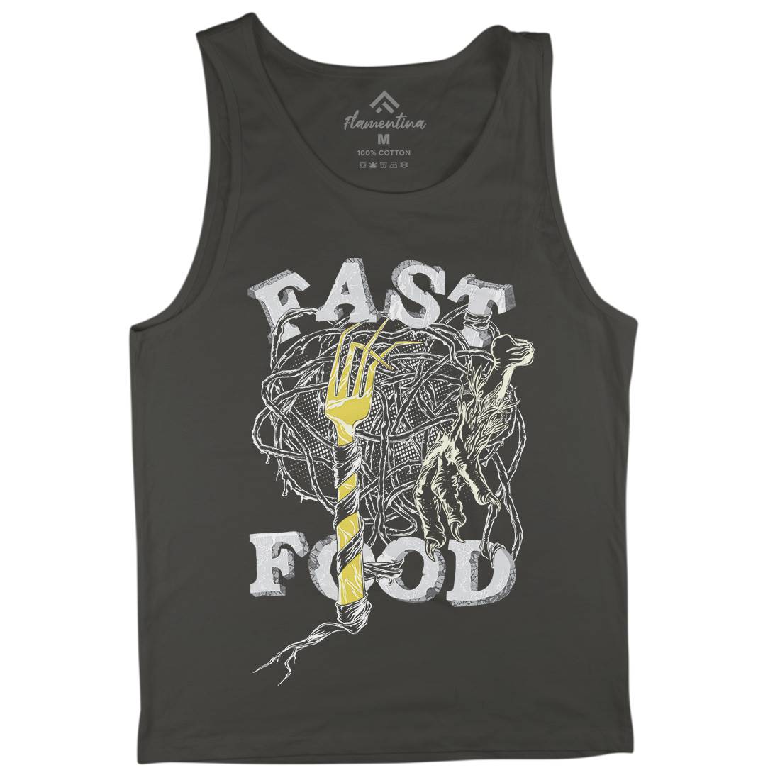 Fast Mens Tank Top Vest Food C931