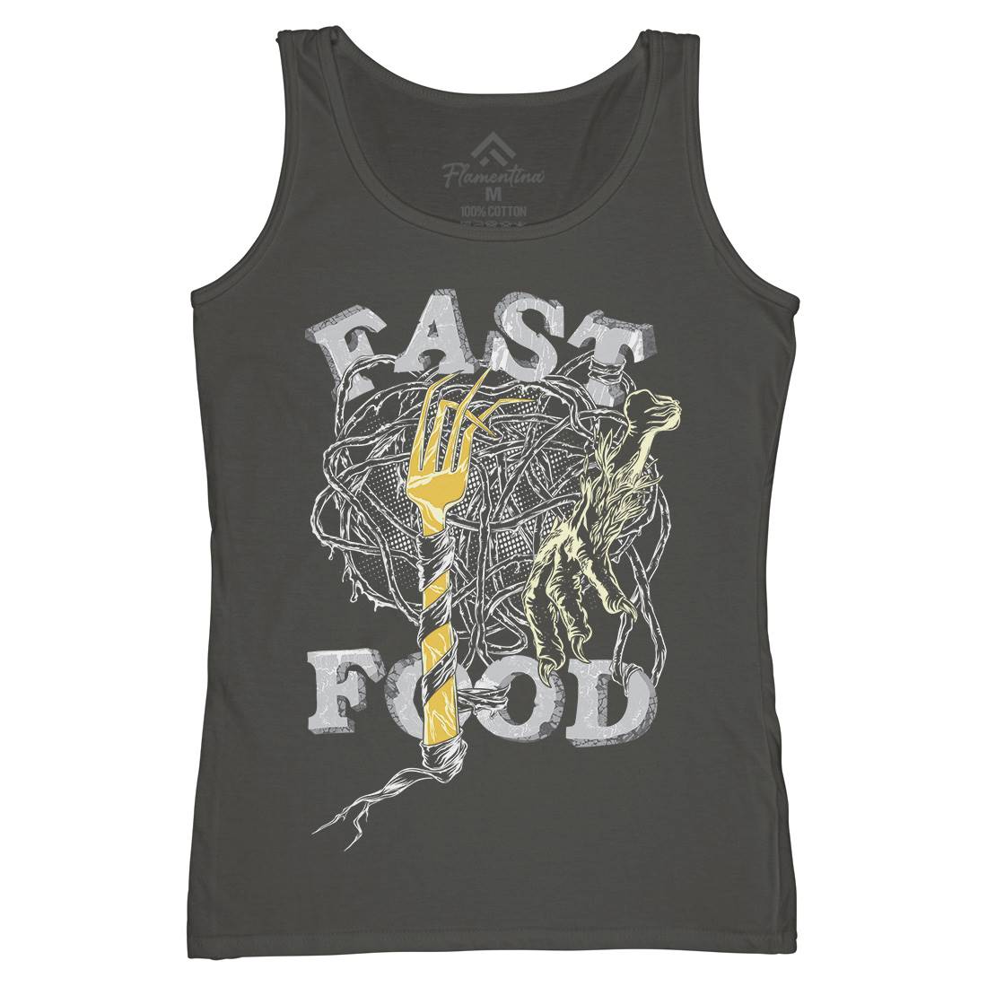 Fast Womens Organic Tank Top Vest Food C931