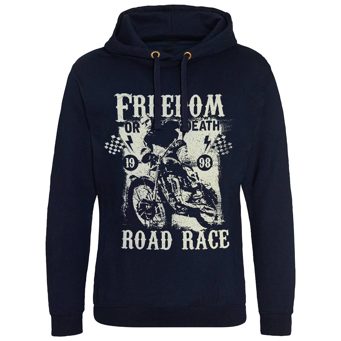 Freedom Or Death Mens Hoodie Without Pocket Motorcycles C934