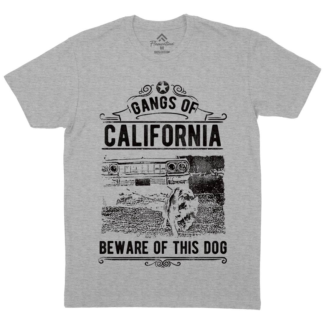 Gangs Of California Mens Crew Neck T-Shirt American C935