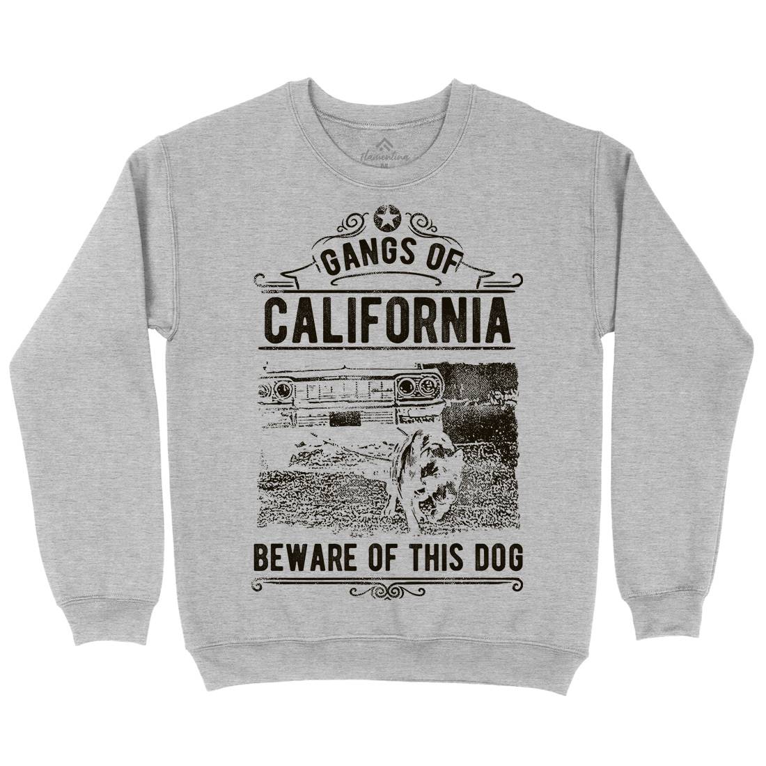 Gangs Of California Mens Crew Neck Sweatshirt American C935