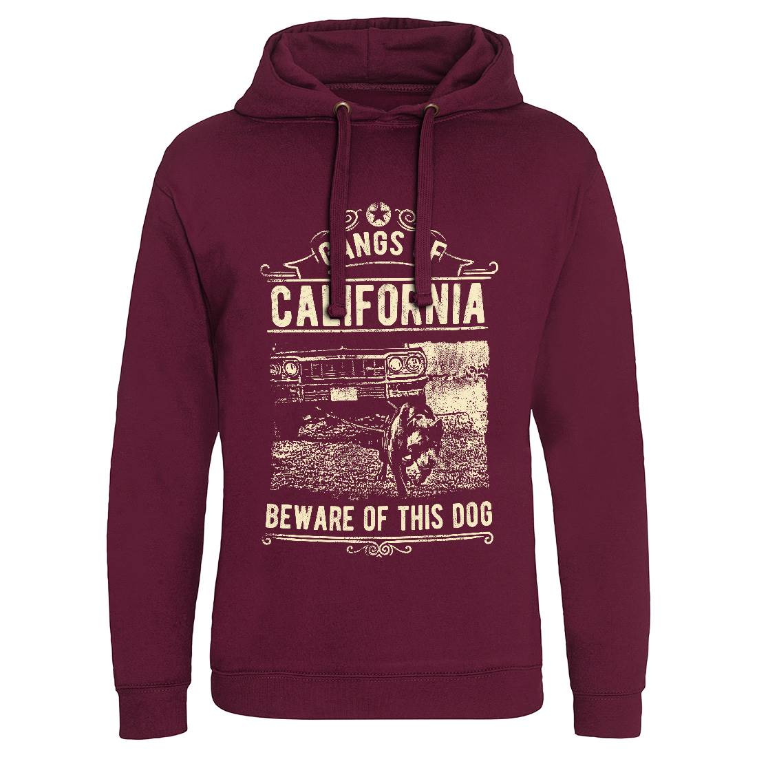 Gangs Of California Mens Hoodie Without Pocket American C935