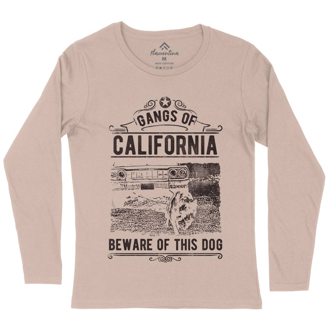 Gangs Of California Womens Long Sleeve T-Shirt American C935
