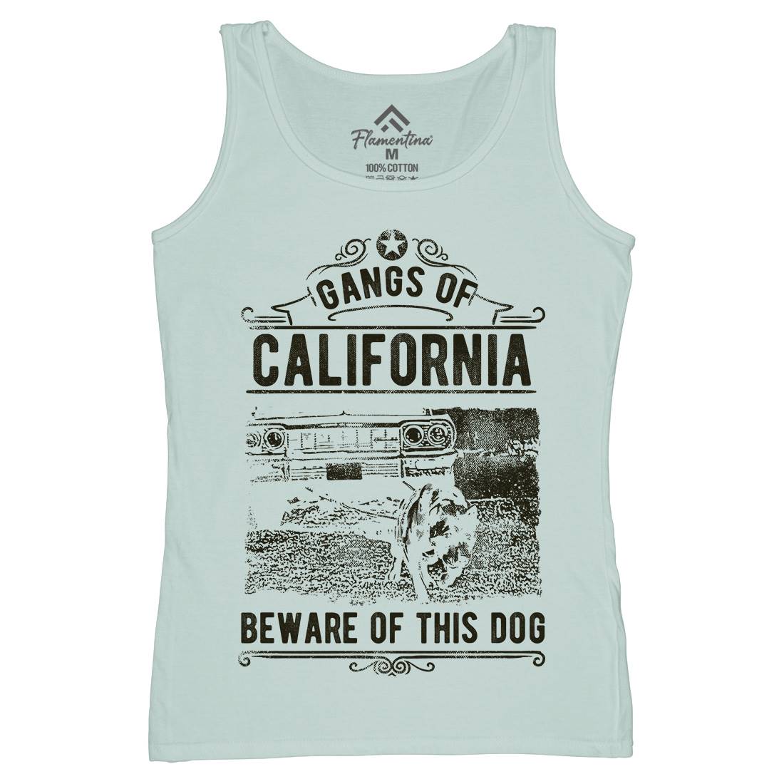 Gangs Of California Womens Organic Tank Top Vest American C935