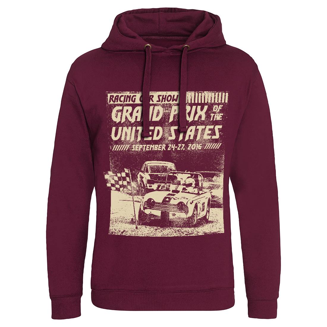 Us Car Race Mens Hoodie Without Pocket Cars C939