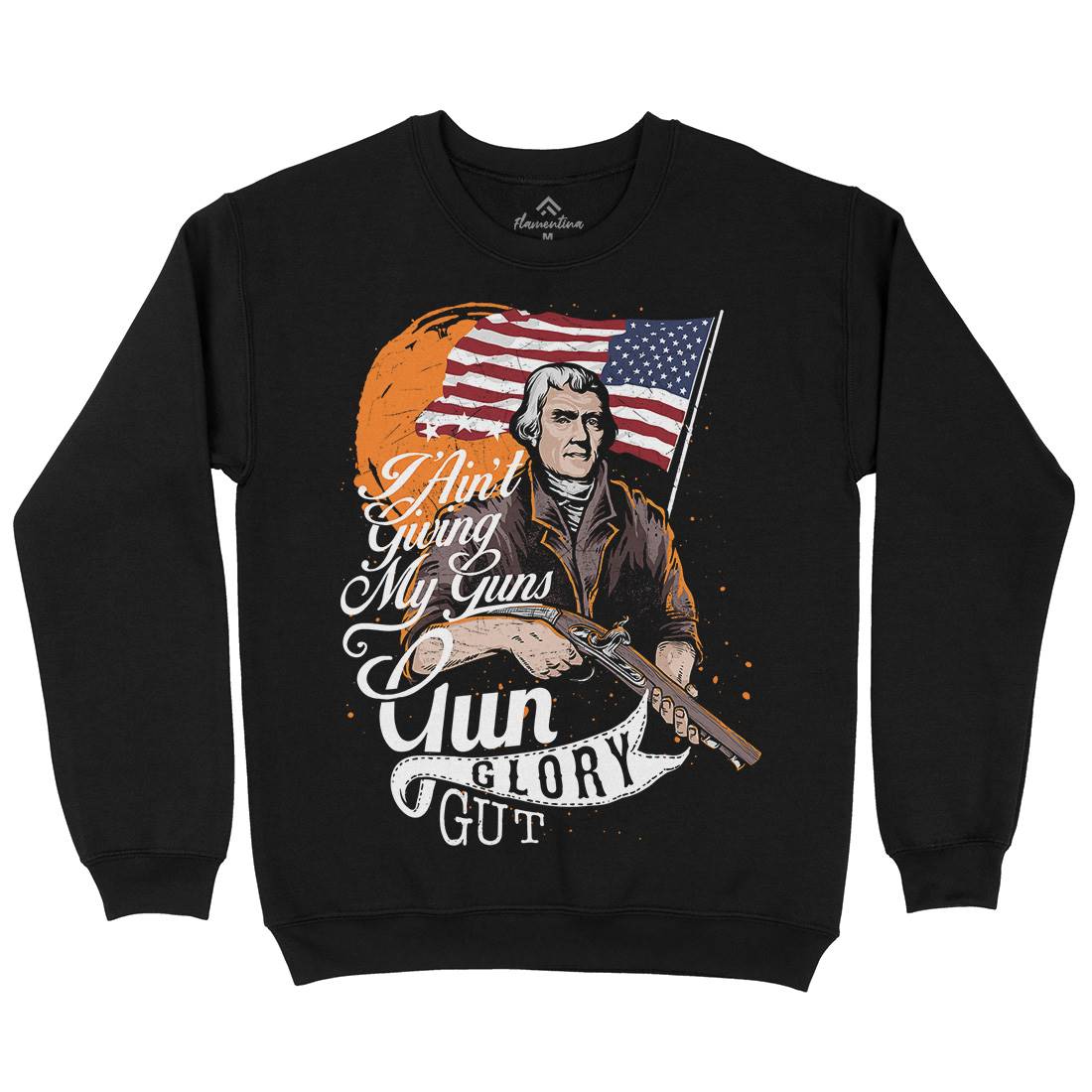 Gun Glory Gut Kids Crew Neck Sweatshirt American C940