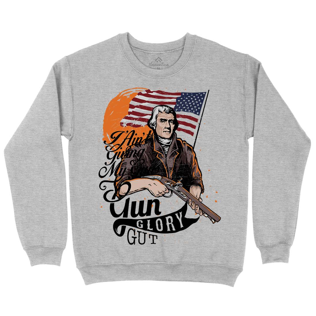 Gun Glory Gut Kids Crew Neck Sweatshirt American C940