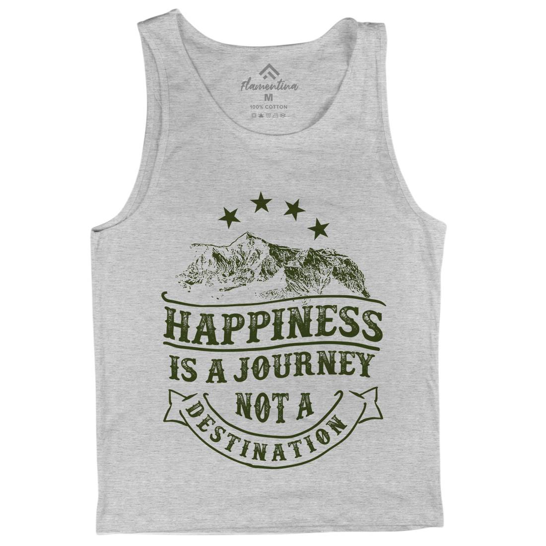 Happiness Is A Journey Mens Tank Top Vest Quotes C941