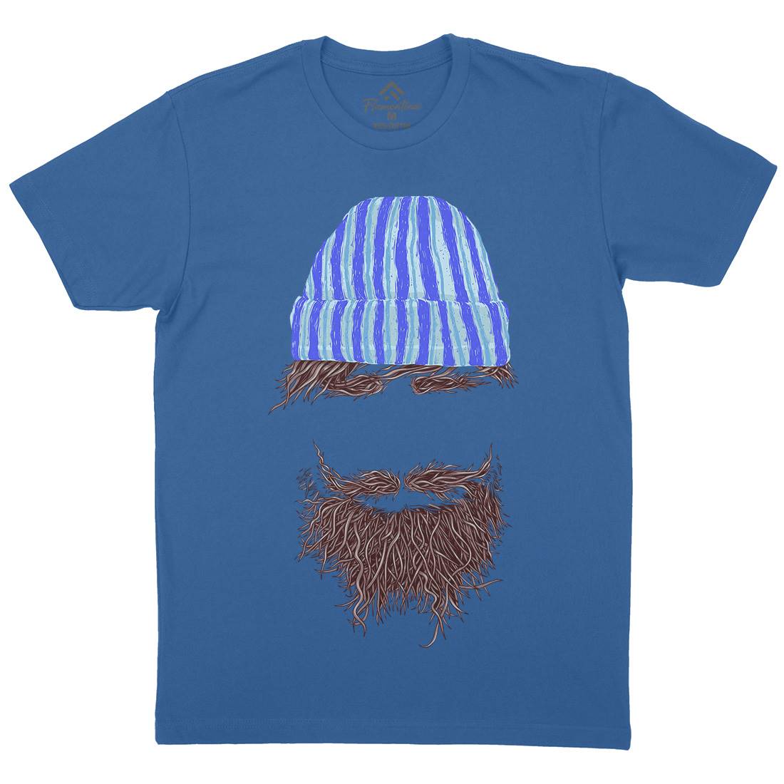 Hipster Mens Organic Crew Neck T-Shirt Barber C942