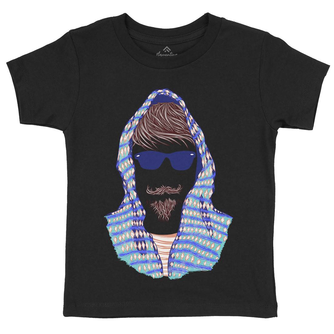 Hipster Kids Crew Neck T-Shirt Barber C943