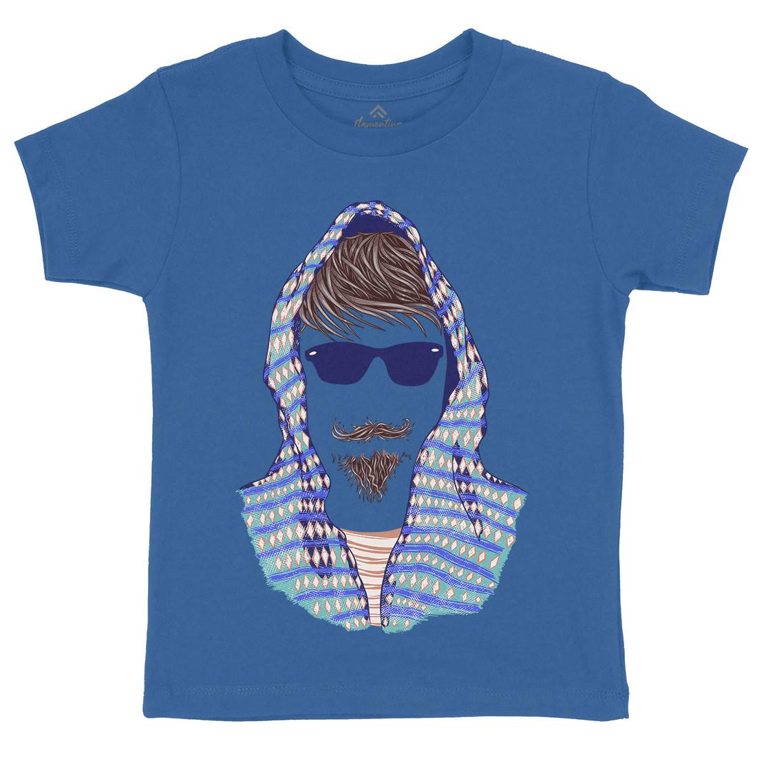 Hipster Kids Organic Crew Neck T-Shirt Barber C943