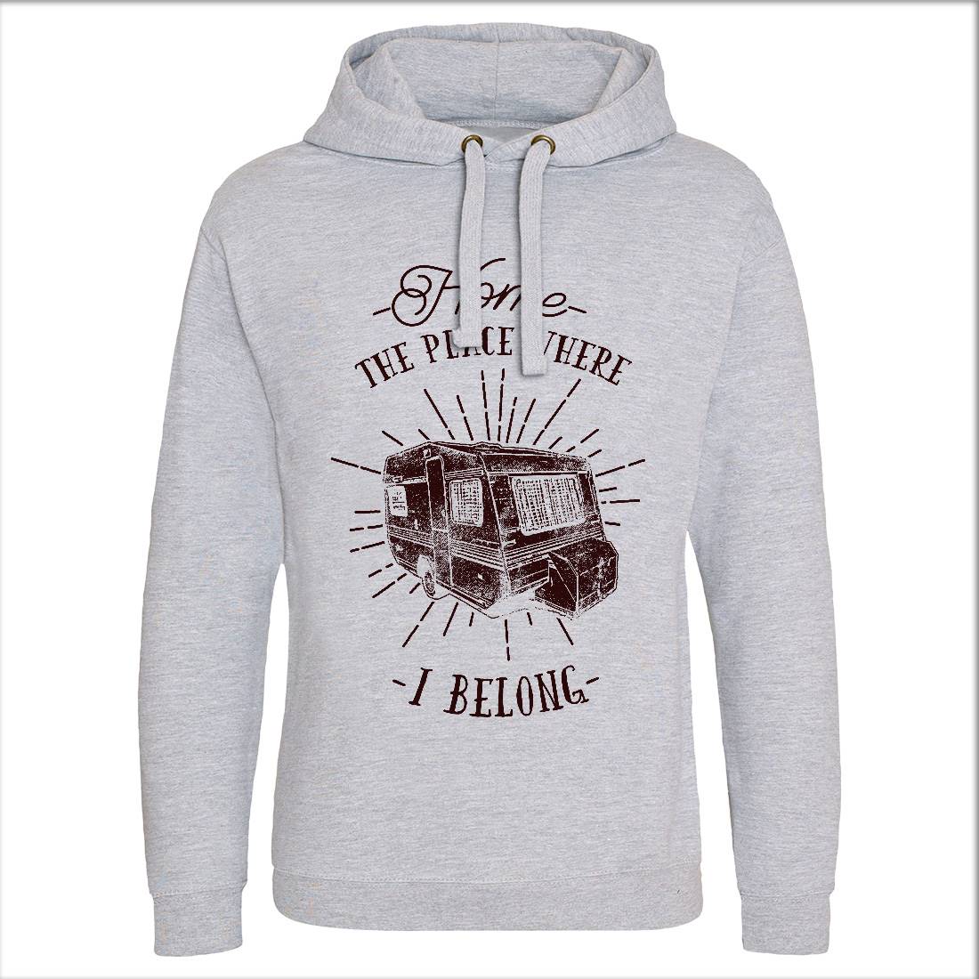 Home The Place Where I Belong Mens Hoodie Without Pocket Nature C944