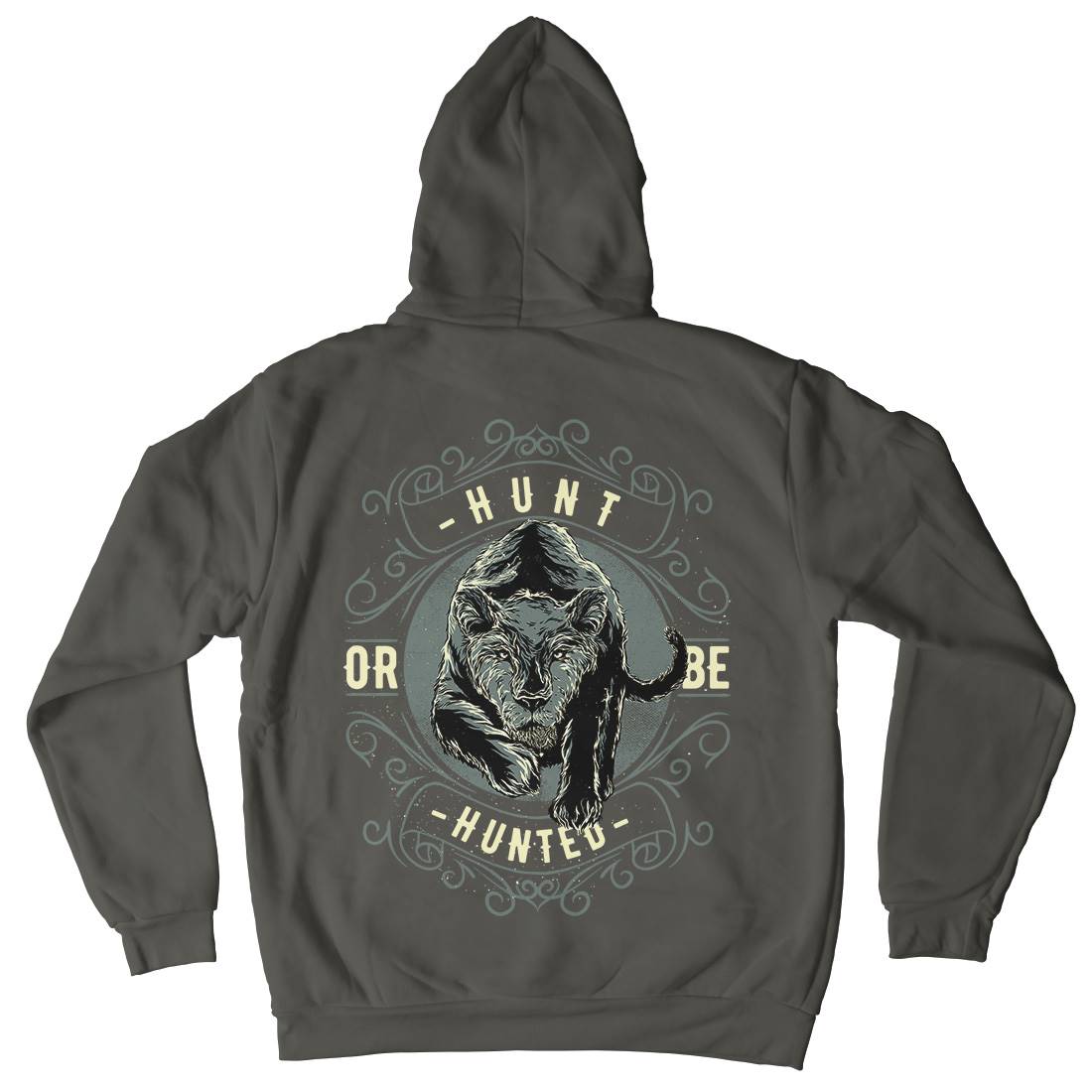 Hunt Or Be Hunted Mens Hoodie With Pocket Nature C945