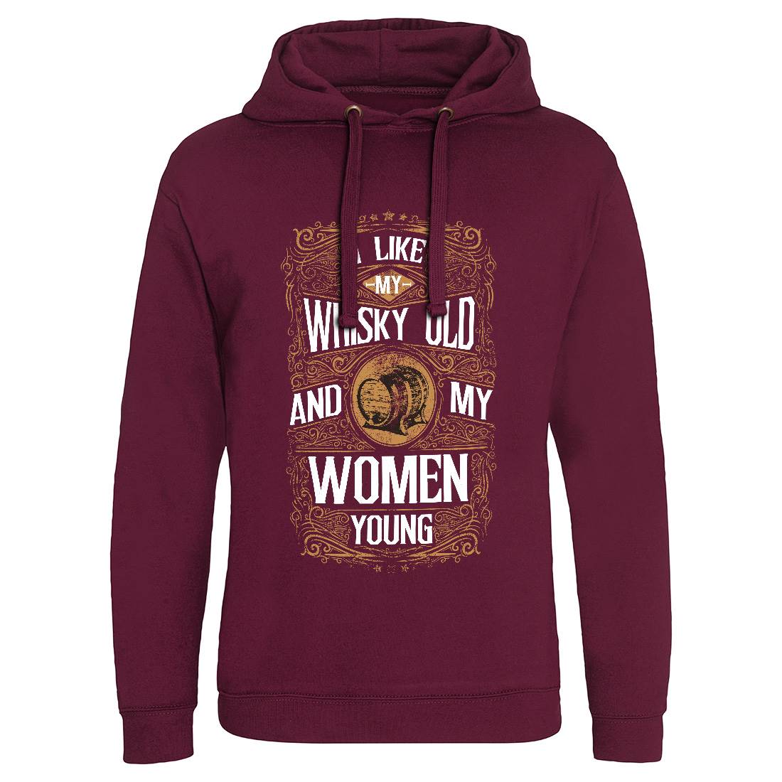 I Like My Whisky Old Mens Hoodie Without Pocket Drinks C946
