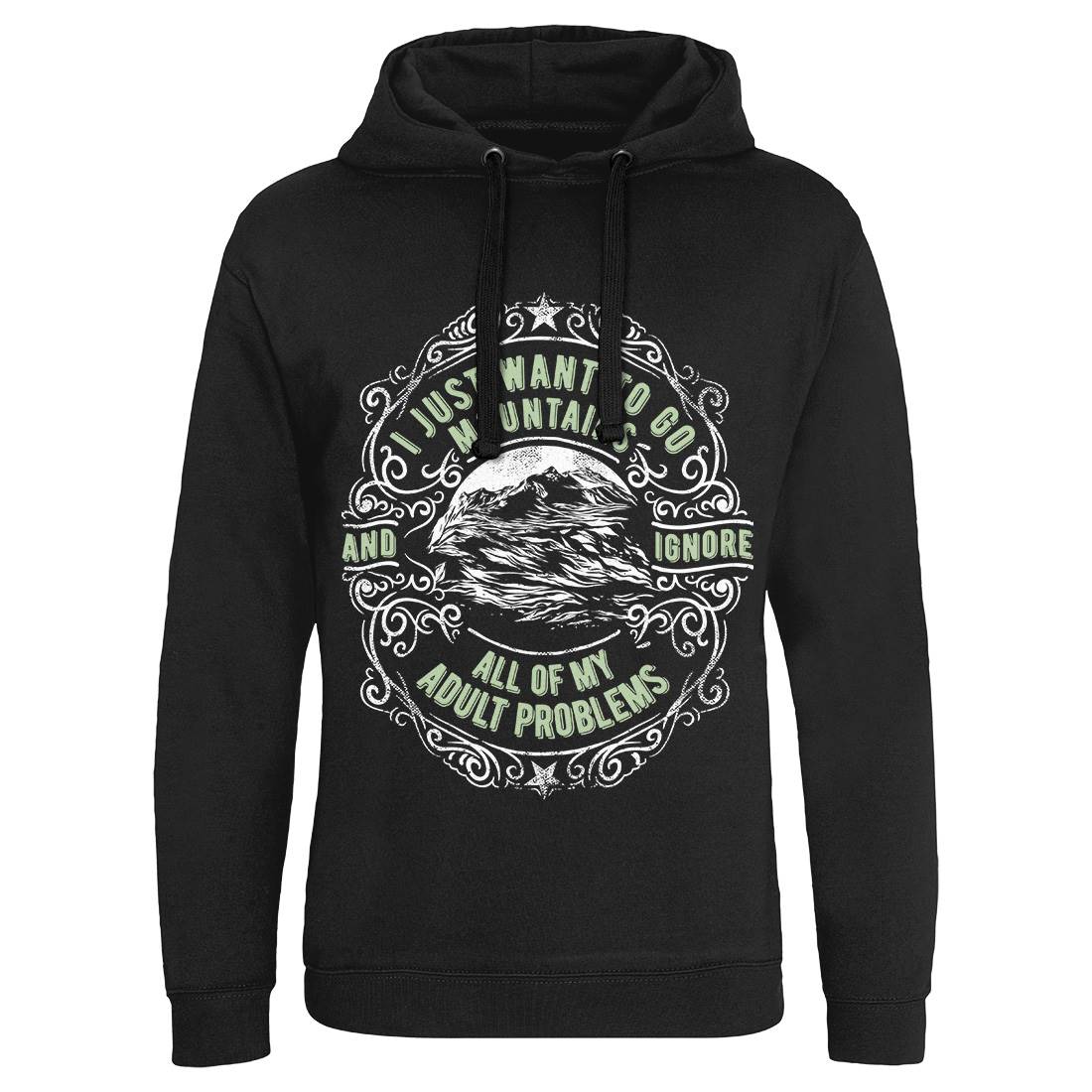 I Want To Go Mountains Mens Hoodie Without Pocket Nature C948