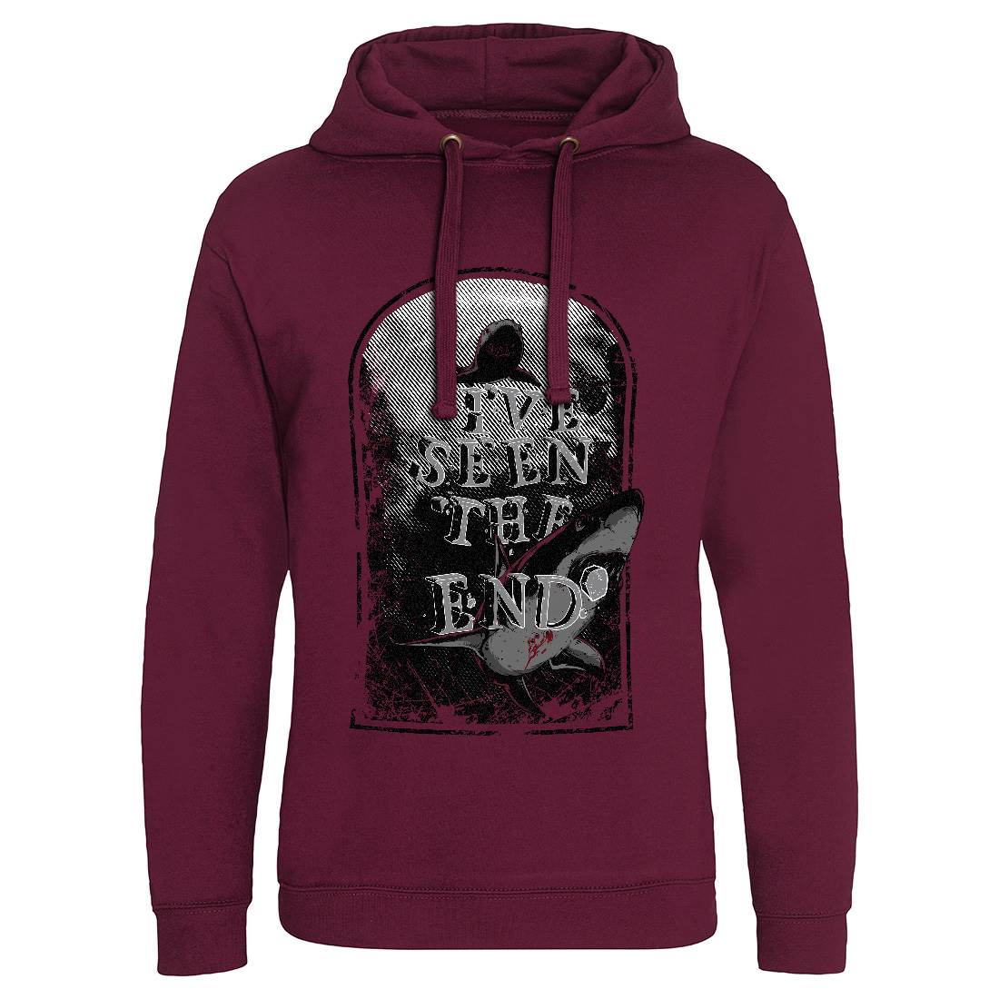 I&#39;ve Seen The End Mens Hoodie Without Pocket Navy C949