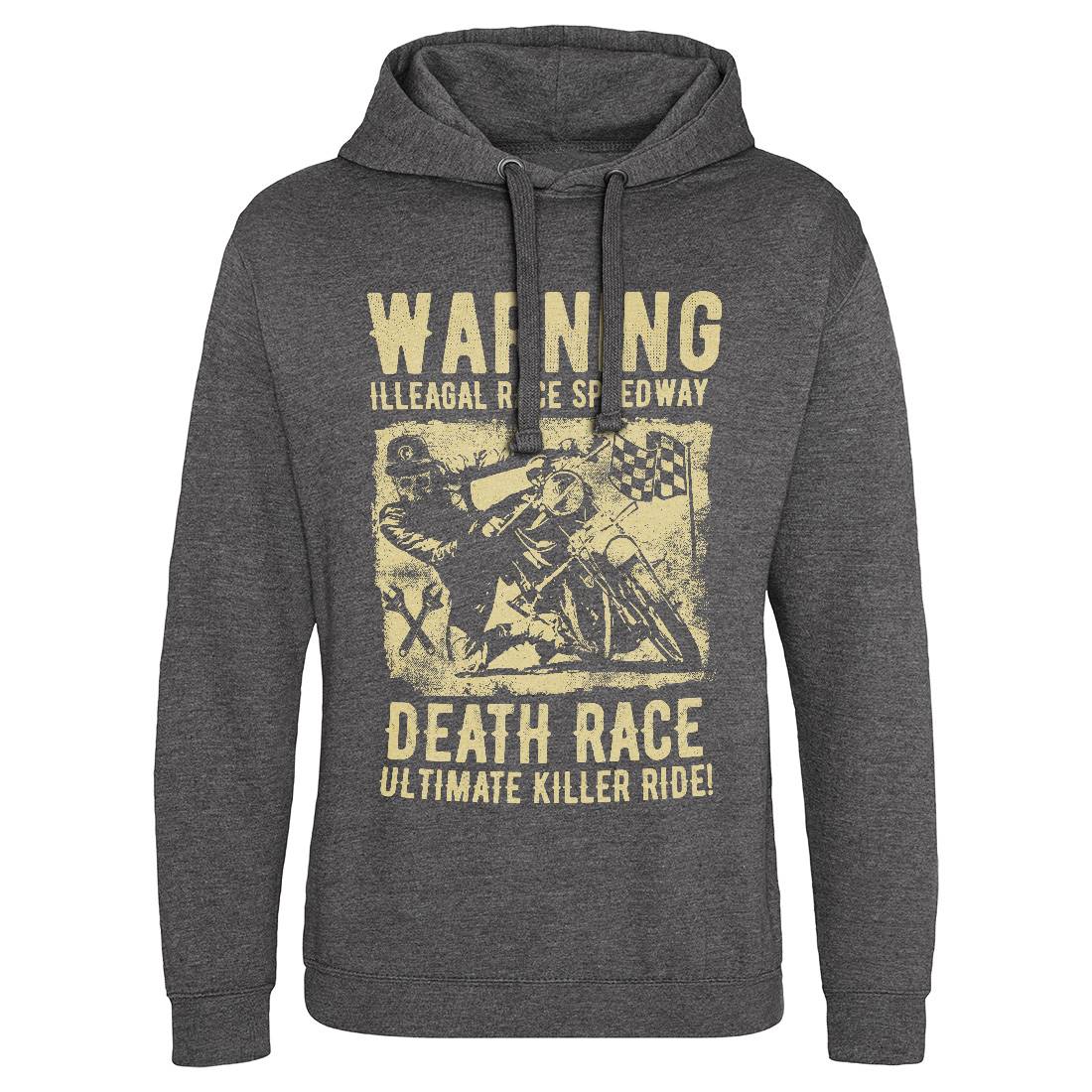 Illegal Race Speedway Mens Hoodie Without Pocket Motorcycles C951
