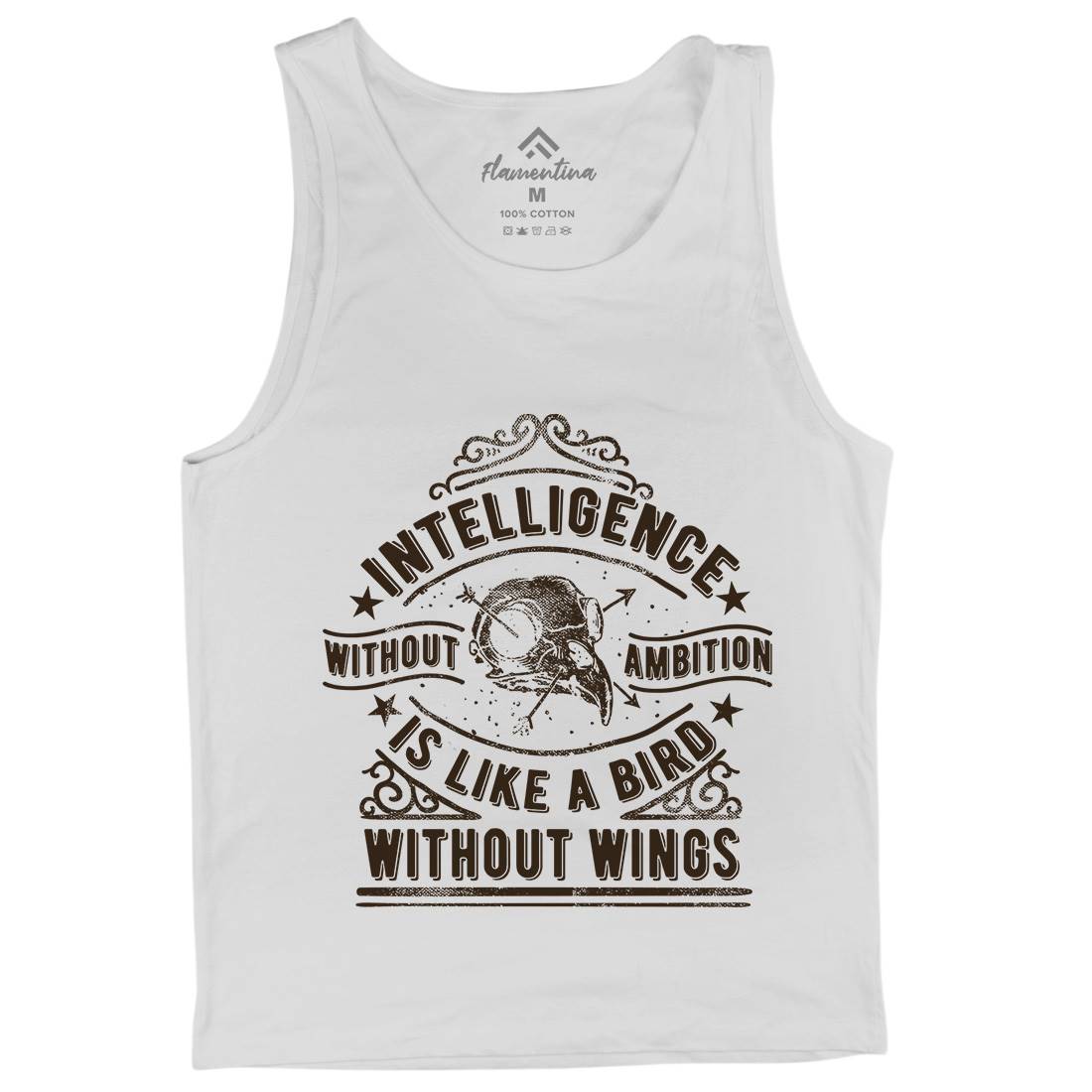 Intelligence Without Ambition Mens Tank Top Vest Quotes C953