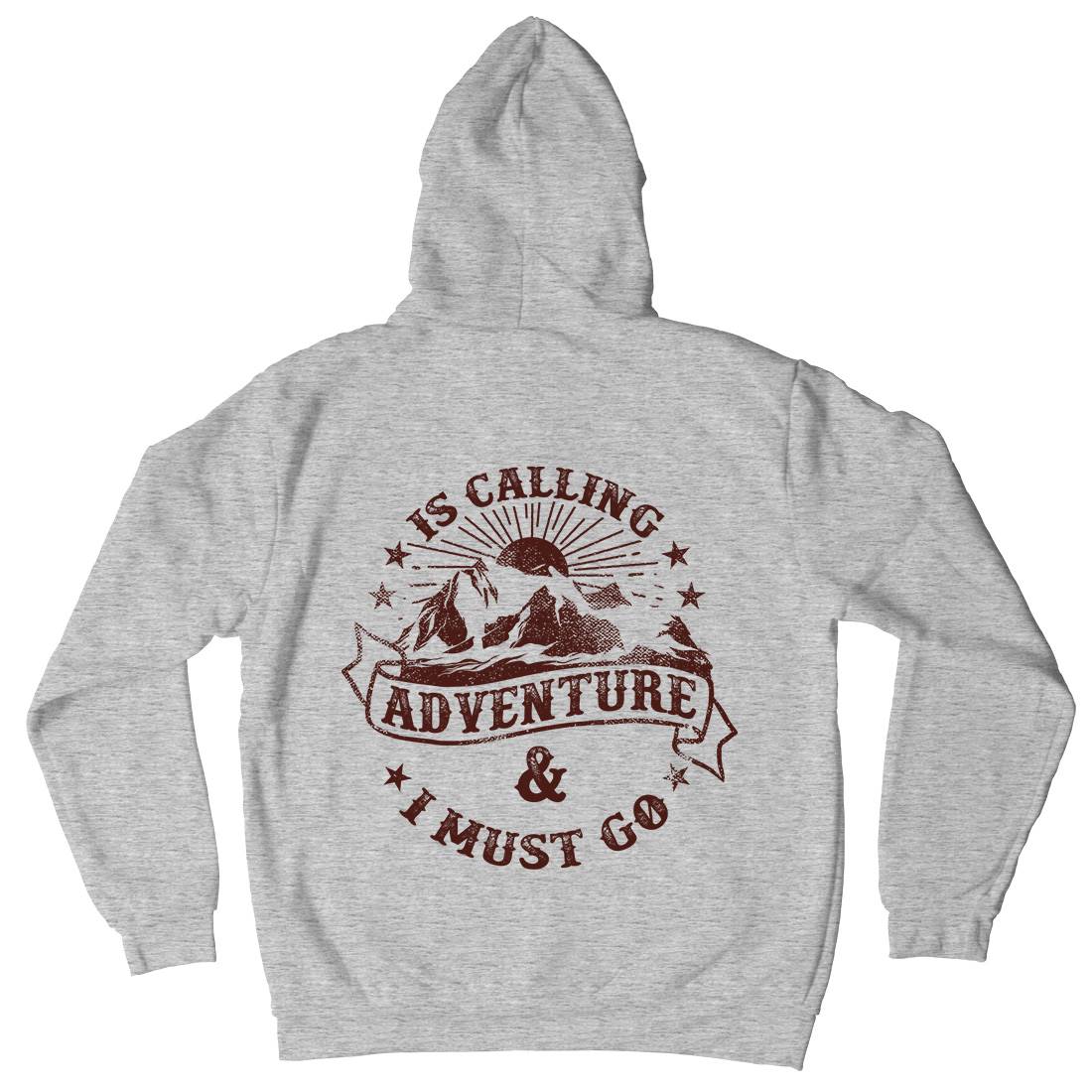 Is Calling Adventure Mens Hoodie With Pocket Nature C954