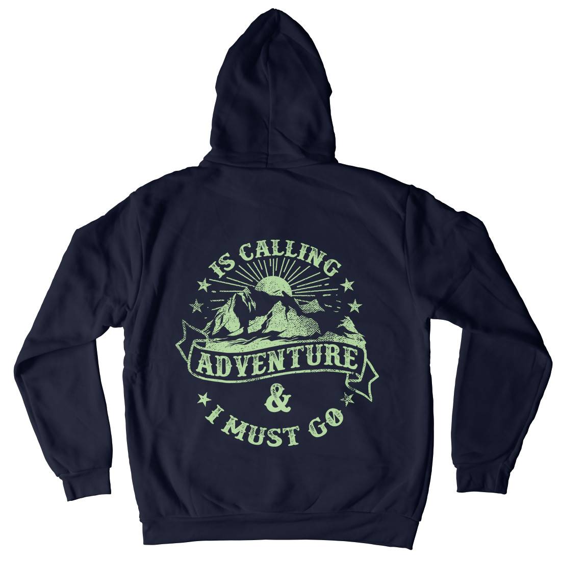 Is Calling Adventure Mens Hoodie With Pocket Nature C954