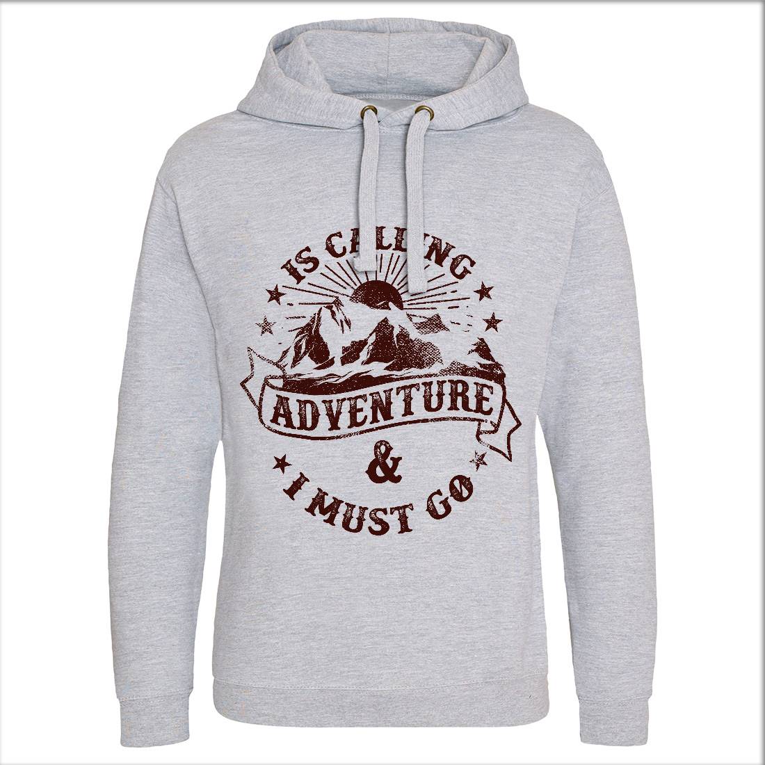 Is Calling Adventure Mens Hoodie Without Pocket Nature C954