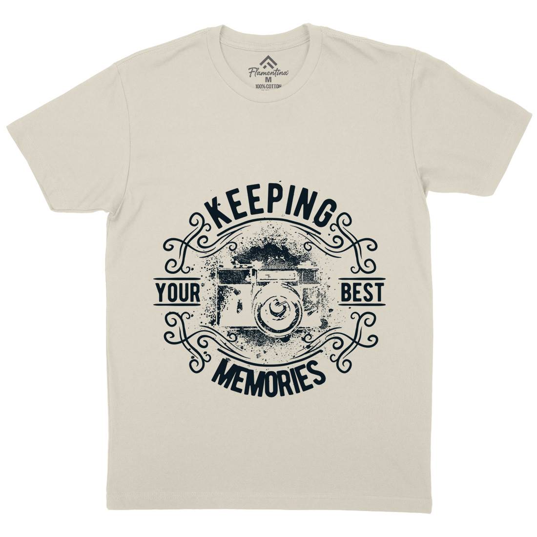 Keeping Your Best Memories Mens Organic Crew Neck T-Shirt Media C955