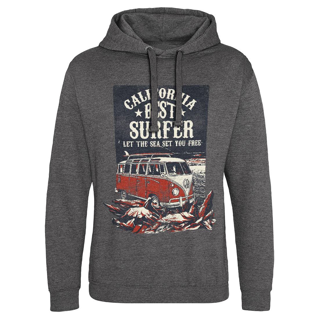Let The Sea Set You Free Mens Hoodie Without Pocket Surf C956