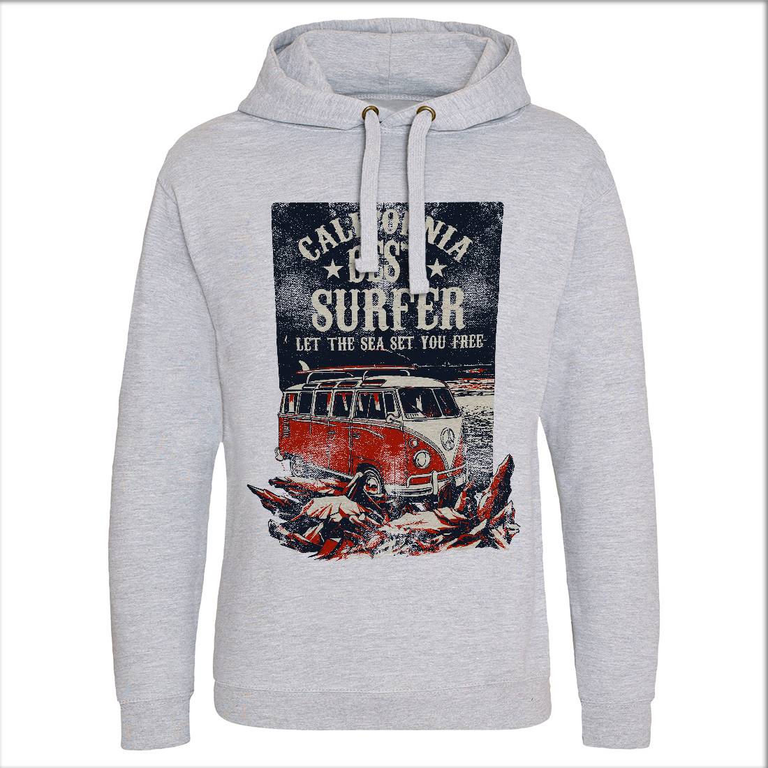 Let The Sea Set You Free Mens Hoodie Without Pocket Surf C956