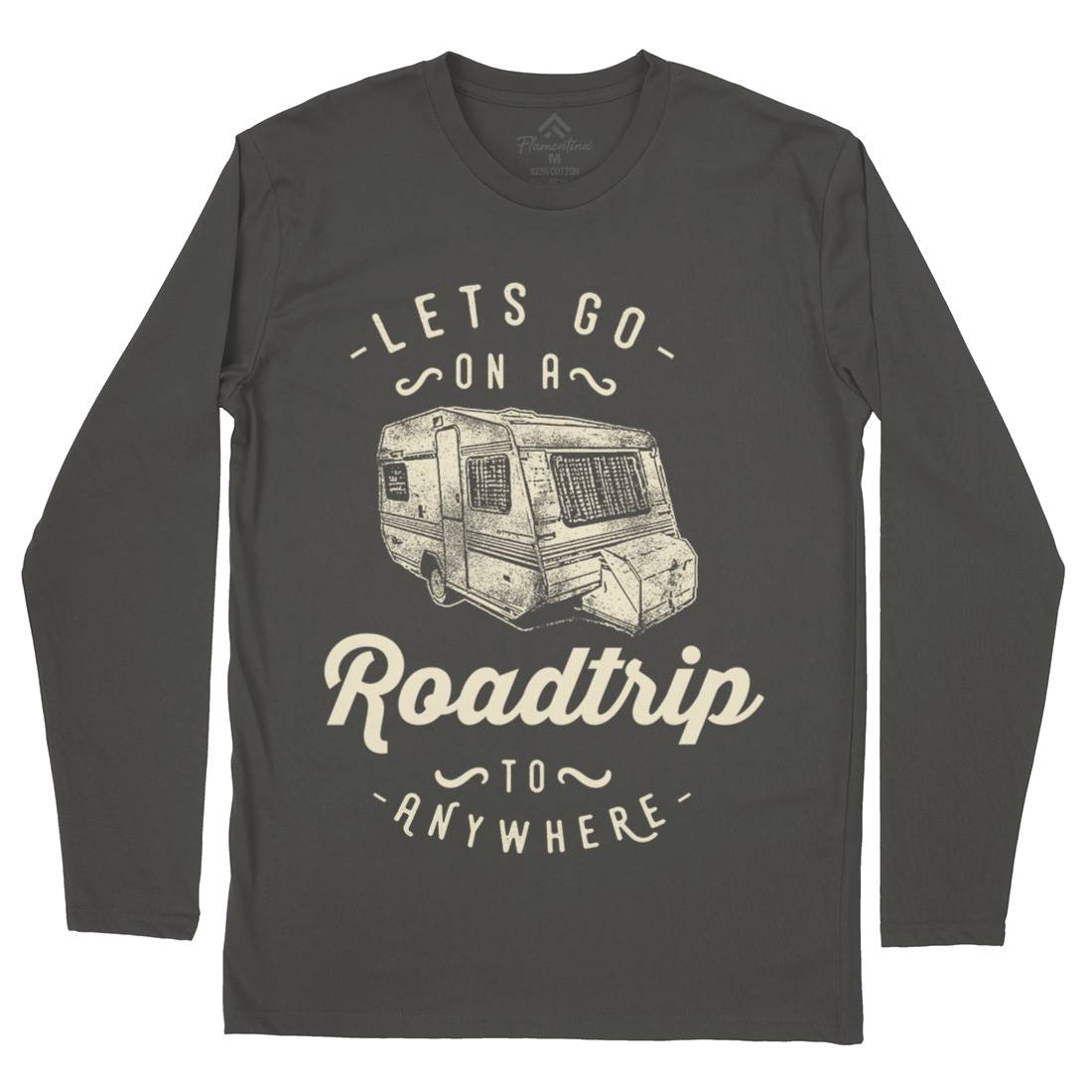 Let&#39;s Go On A Roadtrip Mens Long Sleeve T-Shirt Nature C957